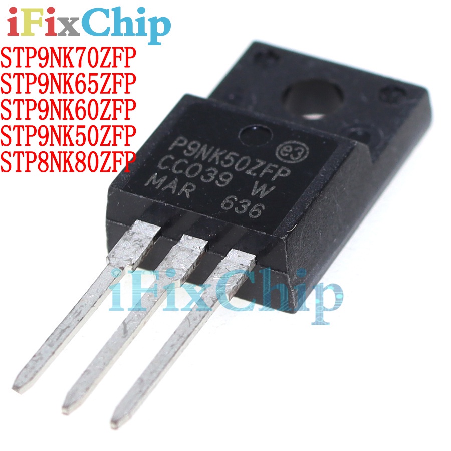 ยี่ห้อ 10 ชิ้น STP9NK70ZFP P9NK70ZFP STP9NK70Z9NK65ZFP P9NK65ZFP STP9NK60ZFP9NK60ZFPPP9NK50ZFNK9NK50