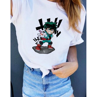 🔥 เสื้อยืดคอกลม แขนสั้น พิมพ์ลายการ์ตูน My Hero Academia Alter Deku น่ารัก แฟชั่นฤดูร้อน สําหรับผู้หญิง 🔥