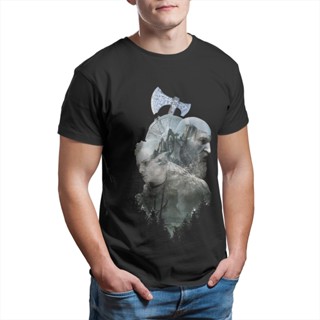 Super Cheap Cotton Printed T-Shirt I Was Born God Of War Greek Mythology Kratos AthenaS Blades Game Streetwea_02