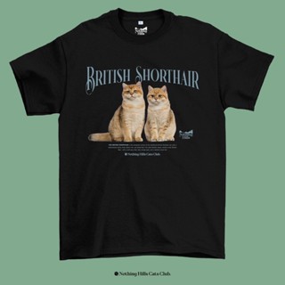 เสื้อยืดลายBRITISH SHORTHAIR (บริติช ช็อตแฮร์) Classic Cotton Unisex by 【Nothing Hills】_02