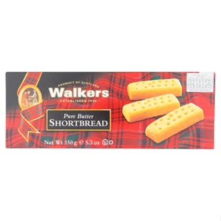 วอคเกอร์บิสกิตช็อตเบรดบัตเตอร์ SHORTBREAD 150ก.WALKERS BUTTERBISCUIT 150G