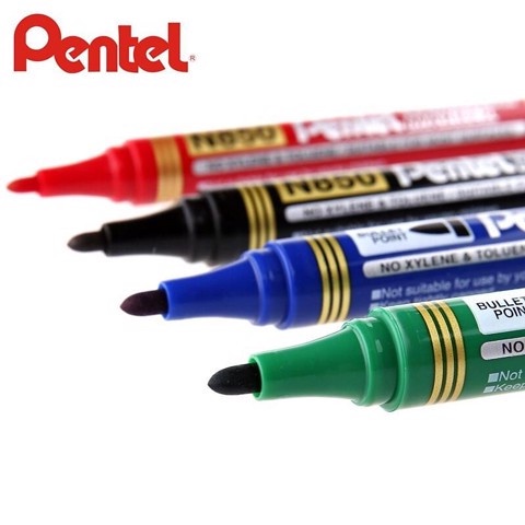 ปากกามาร์กเกอร์น้ํามันแท้ Pentel N850 (ลบได้)