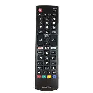ใช้สําหรับ LG AKB75375608 รีโมทคอนโทรลพร้อม NETFLIX AMAZON สําหรับ LG 2018 สมาร์ททีวี 32Lk6100 32Lk6200 43Lk5900
