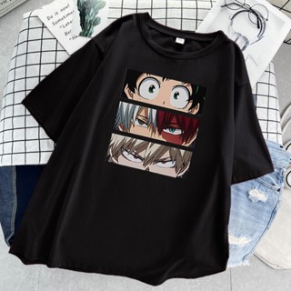 My Hero Academia Cute Anime T Shirt Women Casual Harajuku Tee Oversize Female T-Shirt Summer 2021 Woman Japan Cloth_04