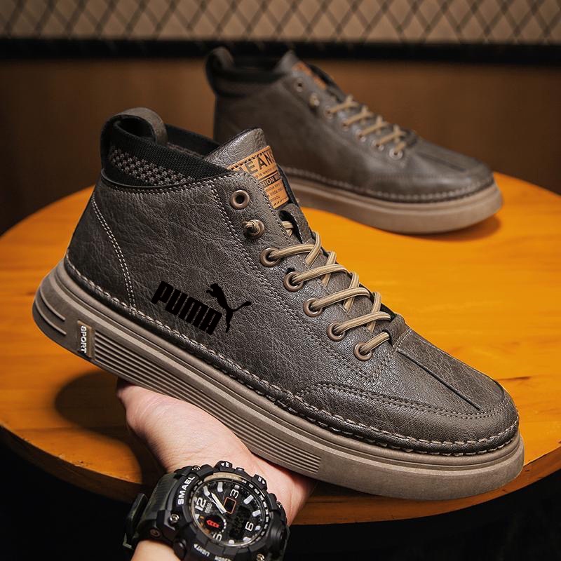 รองเท้าหนังลําลองผู้ชาย Oxfords รองเท้าผ้าใบแฟชั่นรองเท้าสบาย