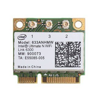 R* การ์ดเครือข่าย Mini PCI-E 633ANHMW 450Mbps สําหรับ Ultimate-N WiFi Link 6300