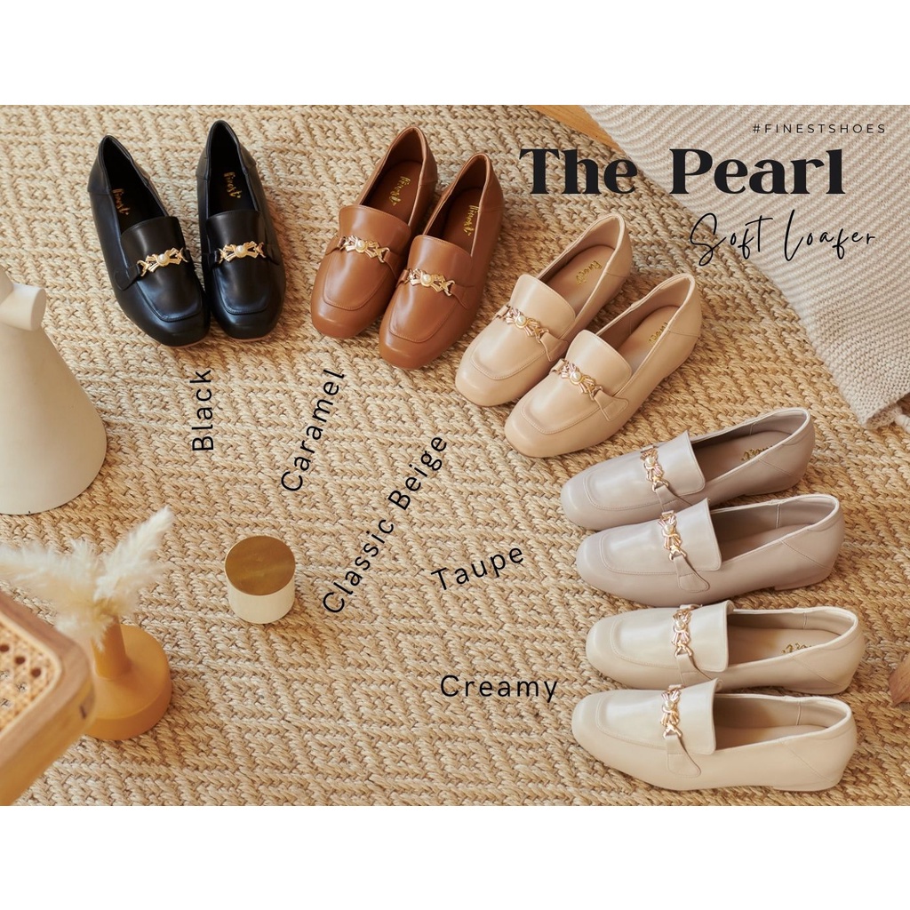 🔹ขายด่ว☀️(New Version!) รองเท้า Finest Shoes : The Pearl | Soft Loafer V2