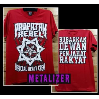 [สไลด์ซ้าย] เสื้อยืด Prapatan Rebel Type 201 สีแดง สไตล์พังก์ ของแท้