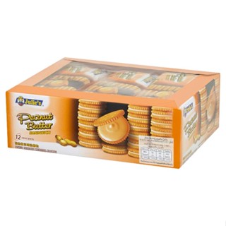 จูลี่ส์ขนมปังสอดไส้เนยถั่ว P12JULIES 15 กรัมPEANUT BUTTER SANDWICH15GP12