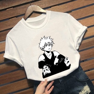 Women Japanese Anime My Hero Academia Bakugou Katsuki Tshirts Fashion Men Women T-shirt Casual Tee Shirt Harajuku T_04