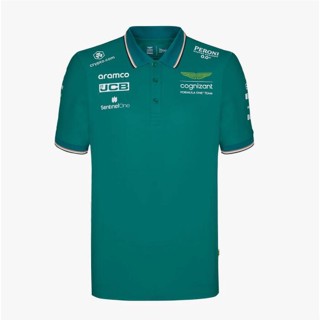 ใหม่ล่าสุด เสื้อโปโลแขนสั้น ลายทีมแข่งรถ F1 Aston Martin Cognizant เหมาะกับฤดูร้อน สําหรับผู้ชาย และผู้หญิง 2023