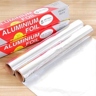 ฟอยล์ห่ออาหาร อลูมิเนียมฟอยล์ กระดาษฟอยล์ Aluminium Foil ยาว 5 / 10 เมตร by Percy