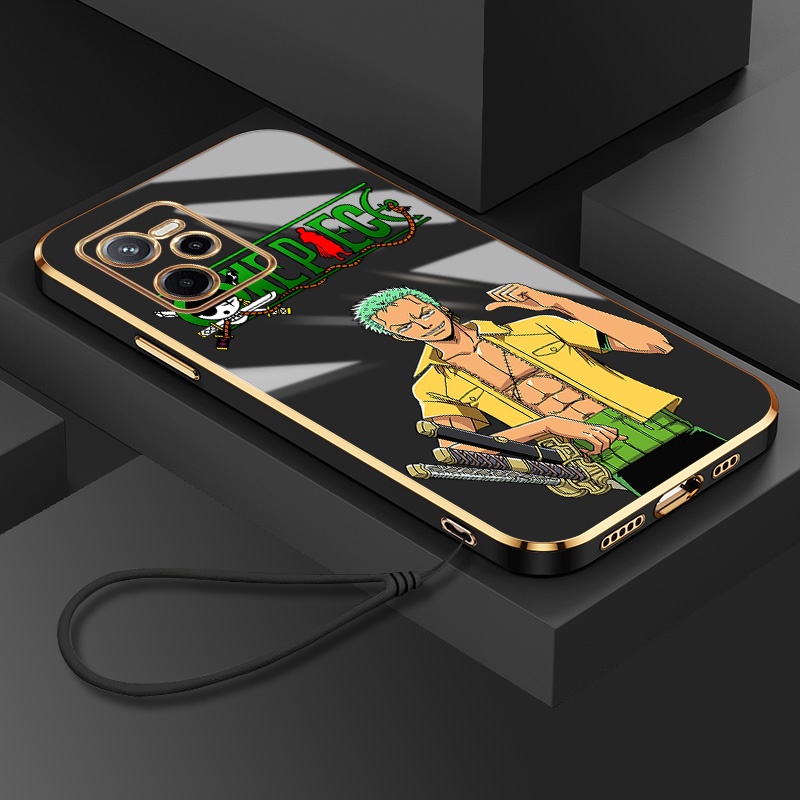 ปลอกRealme RMX3516 RMX3511 RMX3581 RMX3690 RMX2180 RMX1941 แบรนด์อินเทรนด์อะนิเมะOne Piece Zorroกรณี