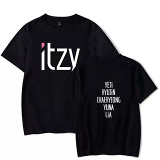 เสื้อยืด พิมพ์ลาย KPOP ITZY สไตล์เกาหลี สําหรับผู้ชาย และผู้หญิง_09