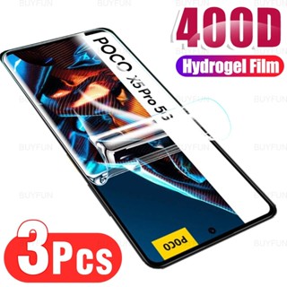 ฟิล์มไฮโดรเจลนิ่ม กันรอยหน้าจอ ขอบโค้ง สําหรับ xiaomi Poco X5 Pro 5G 2023 X5Pro