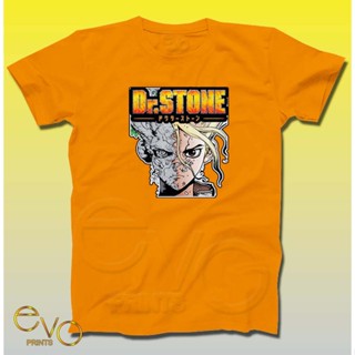 Dr. Stone Shirt Collectible Team Logo Shirt Roundneck Tees For Him and Her Unisex Orange_07