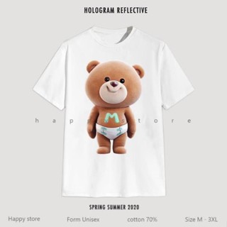 Super cute teddy M teddy Bear T-Shirt With bigsize Extreme T-Shirt_02