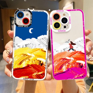 เคสโทรศัพท์มือถือ แบบนิ่ม ลาย Iceberg สําหรับ Apple Iphone 11pro 13 12 14 SE2 x