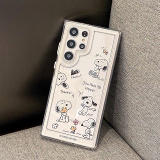 เคส Samsung Galaxy S23 Ultra 5G Case S23+ โทรศัพท์มือถือแบบแข็ง ใส กันกระแทก ลายนักบินอวกาศ BearBrike น่ารัก สําหรับ