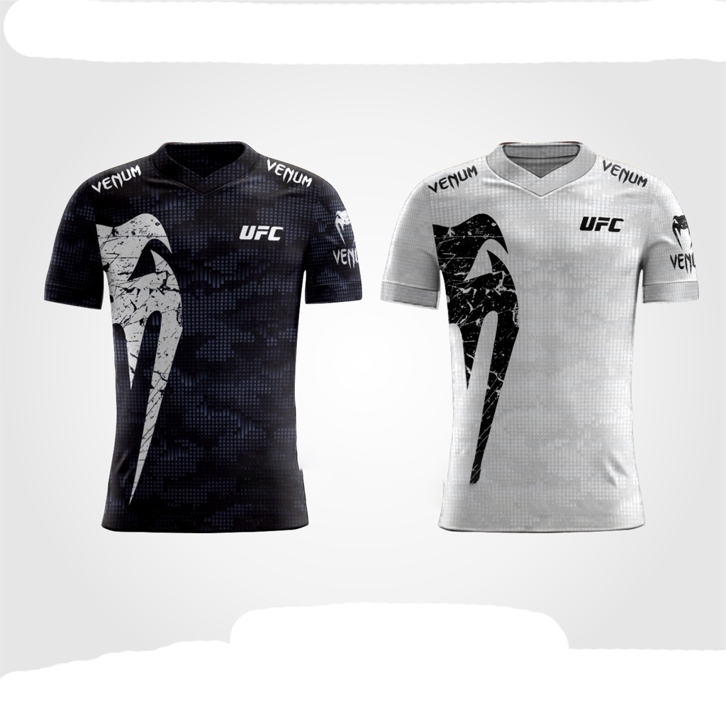 เสื้อกีฬาแขนสั้น ลายพราง MMA UFC CAMO แบบแห้งเร็ว