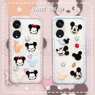 เคส OPPO Reno8 T 4G 5G มือถือ ซิลิโคนนิ่ม ใส ลายการ์ตูนตัวละครน่ารัก คุณภาพสูง สําหรับ เคสโทรศัพท์ OPPO Reno8T 5G 2023