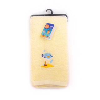 คิวท์แอนด์แคร์ผ้าขนหนูปักลาย เหลือง24X48CUTE AND CARE BABY TOWEL YELLOW 24X48