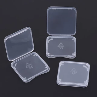 กล่องเคสพลาสติกใส สําหรับใส่เมมโมรี่การ์ด SD SDHC 10 ชิ้น ต่อล็อต