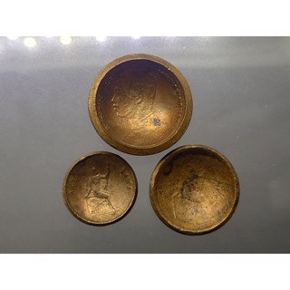 เหรียญถ้วย โรงบ่อนโบราณ ครบชุด พระสยามๆ(โสฬส อัฐ เสี่ยว)