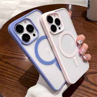 เคสโทรศัพท์มือถือแบบแข็ง ใส กันกระแทก พร้อมแหวนแม่เหล็ก หรูหรา สําหรับ iphone 14 promax 13 11 12 promax 14 plus promax