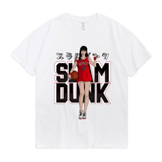 Sakuragi Slam Dunk Basketball Vintage T Shirt Anime Streetwear Cotton s Short Sleeve Anime Manga T-Shirt Men Clothi_09