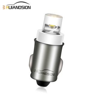 Ruiandsion หลอดไฟเตือน BA7S LED 12V สีขาวอบอุ่น สําหรับเครื่องบิน