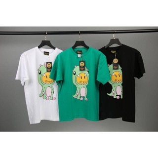 New Drew House Men and Women Classical Smiling Little Dinosaur Short-sleeved T-shirts_01