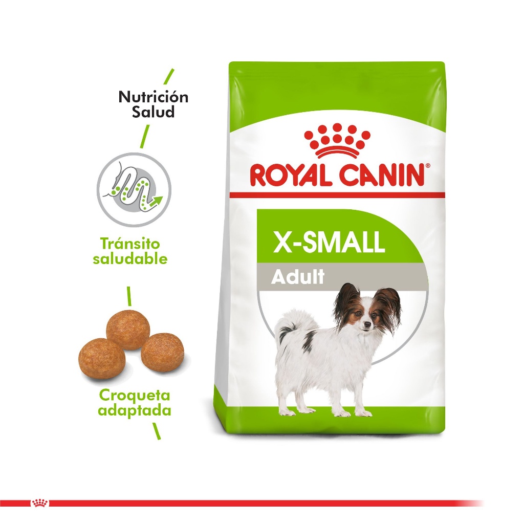 Royal Canin สูตร X-SMALL ADULT 1.5kg อาหารเม็ด สำหรับสุนัขโต พันธุ์จิ๋ว อายุ 10 เดือน - 8 ปี - รูปที่ 2