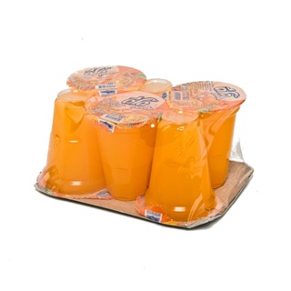 OrangeJuice 6ถ้วยน้ำผักและน้ำผลไม้Deedo 140มล.แพ็ค น้ำส้ม10%ดีโด้ดีโด้แบบถ้วย JuiceOrange0.1160ml