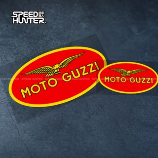 Moto Guzzi retro motorcycle logo sticker V85 TT V7 V9 Bobber GT8V California1400 V100 fuel tank mark sticker reflective sticker