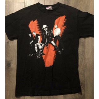 Men T-Shirt U2 Vertigo Concert 2005 Tour Black Red  Mens Medium Funny Tops Tee_03