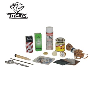 Tiger ชุดอุปกรณ์สำหรับเปลี่ยนด้ามไม้คิว แบบหนังพันด้ามซ้อนชั้น Stack Leather Wrap Starter Kit