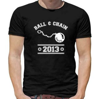 Mens T-Shirts hot trend  Ball And Chain Since s - Wedding - Marriage - Couple - Partner - 2013 970394_03