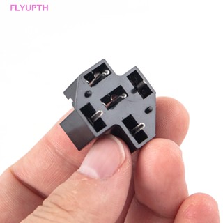 Flyup อะแดปเตอร์ซ็อกเก็ตรีเลย์ 40A 4/5 Pin SPDT PCB พร้อมขั้วต่อ 6.3 มม. สําหรับรถยนต์ TH