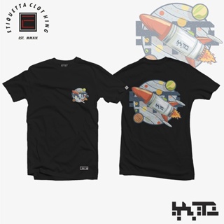 เสื้อยืดแขนสั้น Xtraterrestrial - Alien Shirt - ETQT - Rocket ลายการ์ตูน อนิเมะ_02