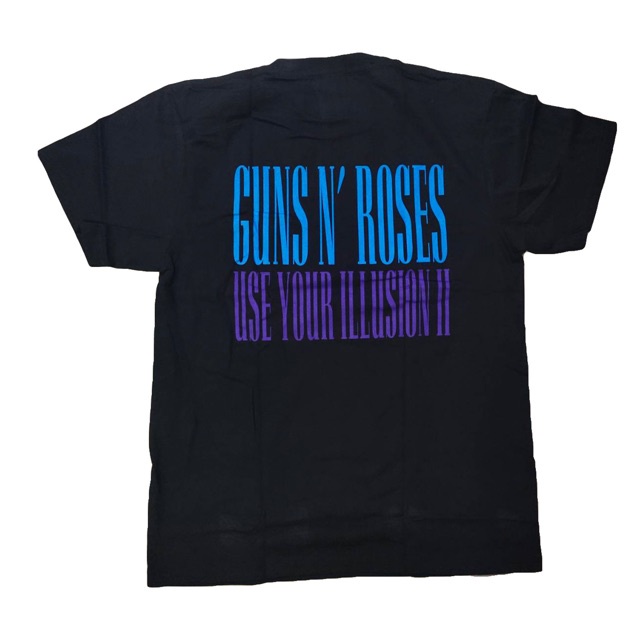 gzlW   ย้วย เสื้อวงร็อค Gun N Roses T-shirt Rock เสื้อยืดวงร็อค Gun N Roses