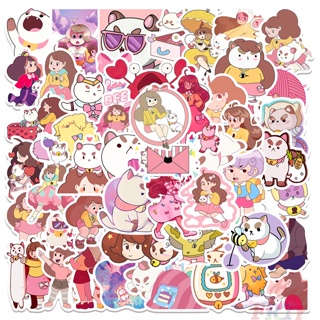 ❉ สติกเกอร์ Bee and PuppyCat Series 01 สําหรับตกแต่ง ❉ สติกเกอร์แฟชั่น กันน้ํา DIY 50 ชิ้น/เซต