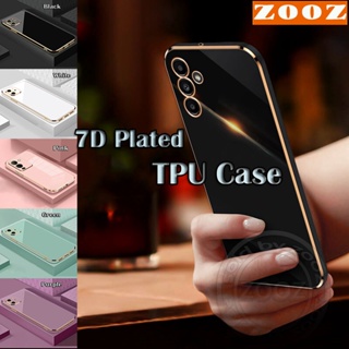 Tecno Camon 18 P 18P Camon18P Slim 7D Square Plating TPU Case Soft Silicone Back Cover Plated Phone Casing Shockproof Cases Anti Fall