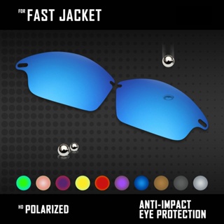 Oowlit เลนส์โพลาไรซ์ แบบเปลี่ยน หลากสี สําหรับ Oakley Fast Jacket OO9097 IYB8