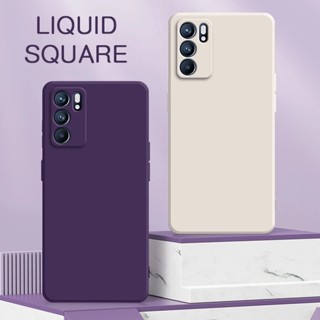 เคสซิลิโคนนิ่ม ทรงสี่เหลี่ยม กันกระแทก สําหรับ OPPO Reno 5 6 Pro Plus 5K 5Z 360 Reno5 Reno6 6Pro