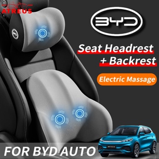 Byd Atto 3 Dolphin หมอนรองคอเมมโมรี่โฟม รองคอ และหมอนรองเอว สะดวกสบาย อุปกรณ์เสริม สําหรับตกแต่งภายในรถยนต์