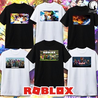 เสื้อยืดครอป เสื้อยืด Roblox โรบล็อก Anime เสื้อยืดแอนิเมะ ผู้ใหญ่ และ เด็ก_02