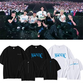 Stray เด็ก T เสื้อ SKZ คอนเสิร์ตญี่ปุ่น MANIAC เดียวกันเสื้อยืดแขนสั้นแฟน Kpop TeesS-5XL