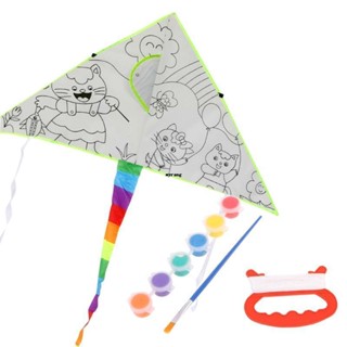 ✿ ชุดของเล่น ว่าว เครื่องใช้ไฟฟ้า เพ้นท์สี DIY สําหรับเด็ก