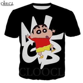 CLOOCL Anime Crayon Shin-Chan 3D Print Men Harajuku Style T-Shirts_12